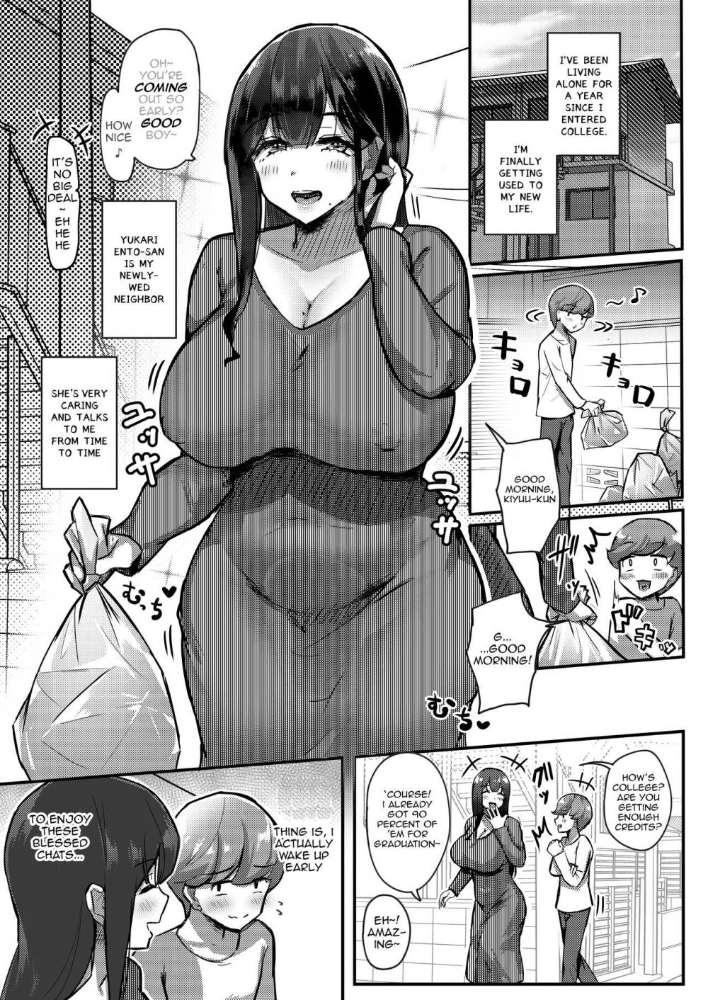 Hentai Manga Comic-How I Matched With My Neighbor's Plump Wife-Read-3